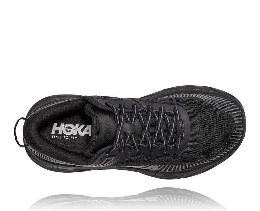 Hoka One One Koşu Ayakkabısı Kadın Siyah - Bondi 7 - GF1543702